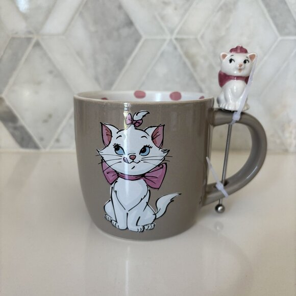 Disney Other - R Squared Zrike Brands Disney Aristocats Polka Dot Interior Mug with Stirrer